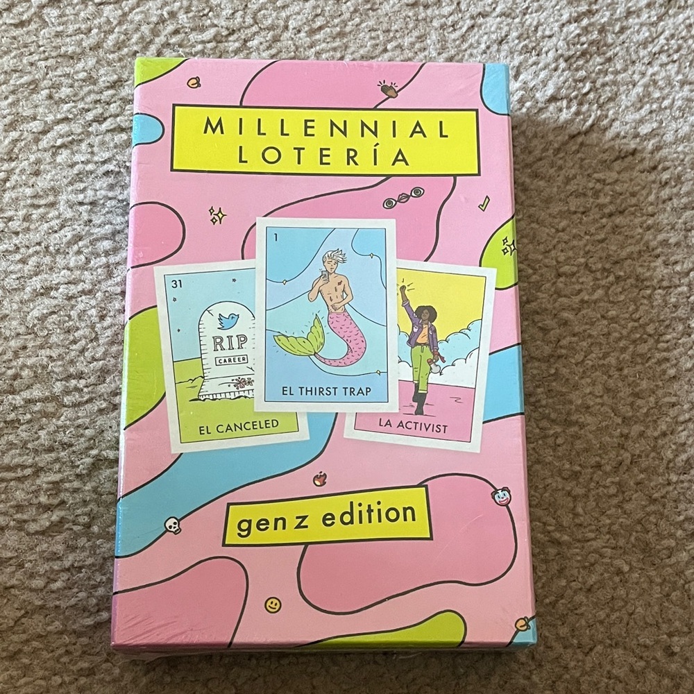 Millennial Lotería Gen Z Edition Game